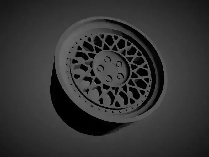 Vossen ERA-1 scalable and Printable rim  3D print model