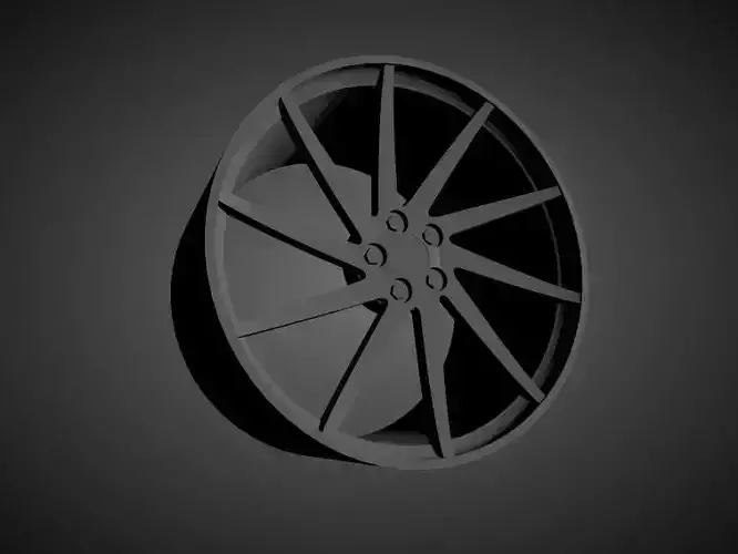 Vossen CVT scalable and Printable rim  3D print model