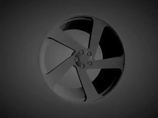 Vossen CG-210t scalable and Printable rim  3D print model