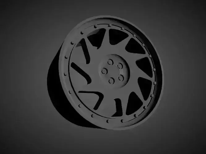 Rotiform OZT scalable and Printable rim  3D print model