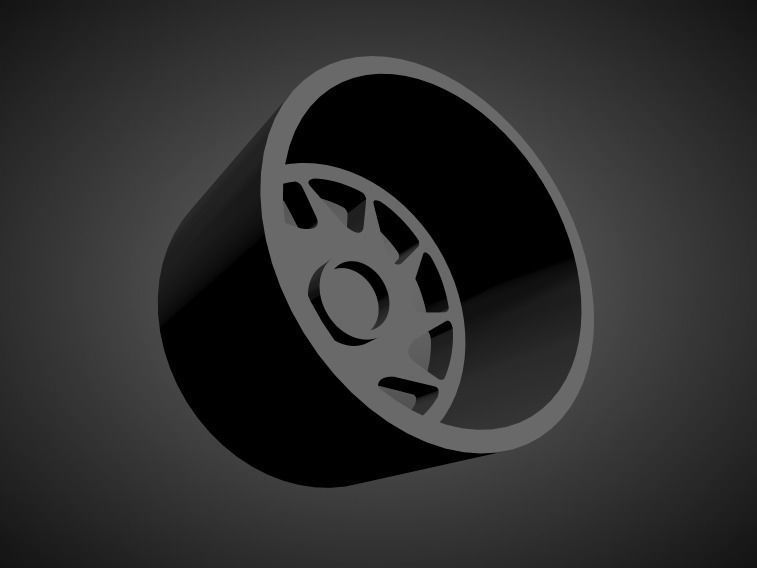 Rotiform OZT scalable and Printable rim  3D print model_1