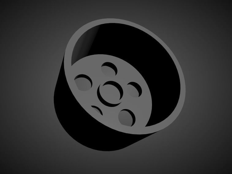 Rotiform DIA scalable and Printable rim  3D print model_1