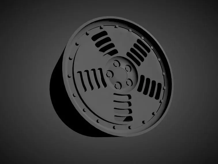 Rotiform BM1 scalable and Printable rim  3D print model_0