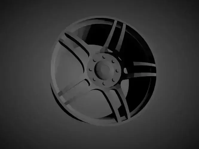 JNC 029 scalable and Printable rim  3D print model