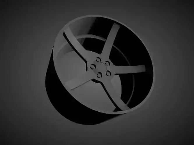 JNC 026 scalable and Printable rim  3D print model