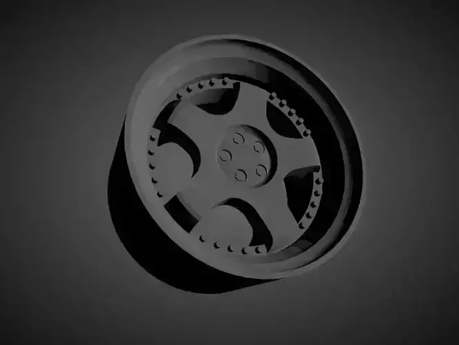 JNC 017 scalable and Printable rim  3D print model