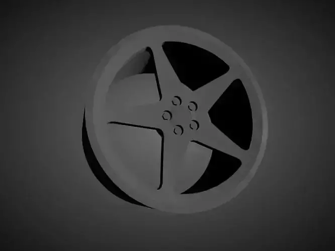 Forgiato FOH 5 scalable and Printable rim  3D print model