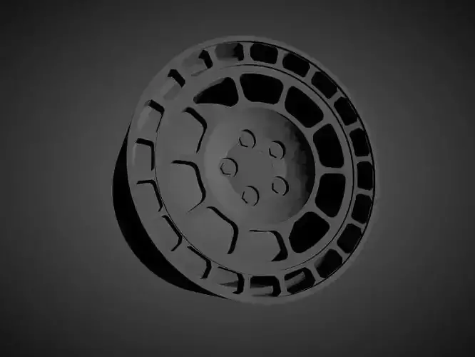 Fifteen52 Traverse scalable and Printable rim  3D print model