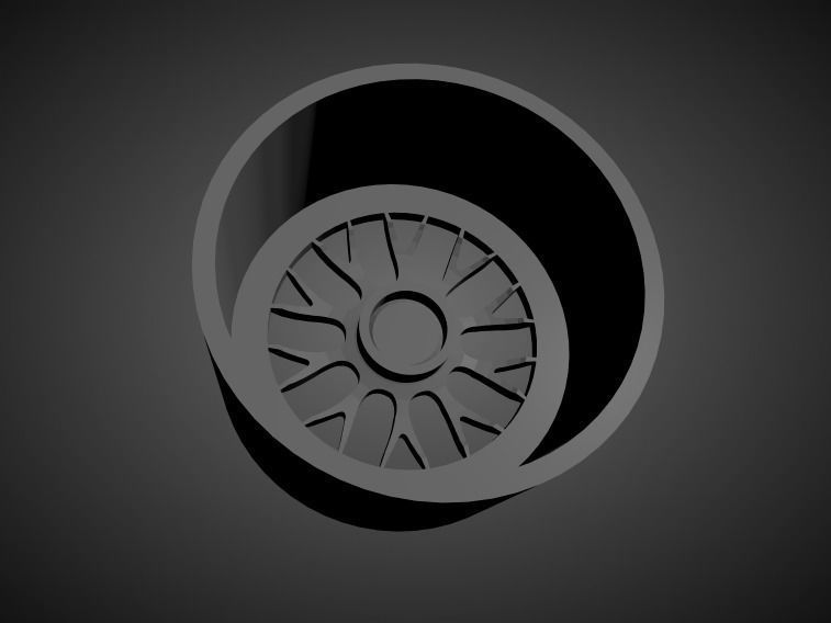 Fifteen52 Holshot RSR scalable and Printable rim  3D print model_1