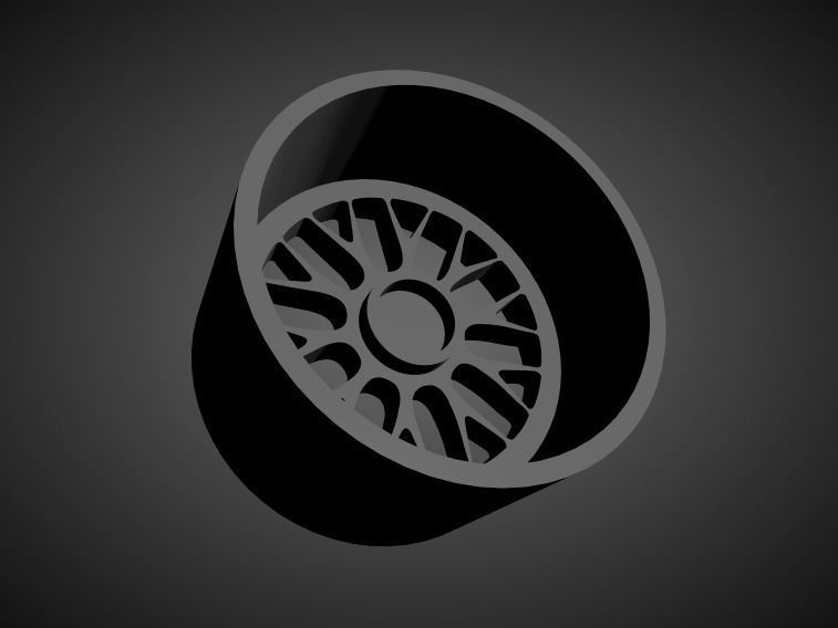 Fifteen52 Holshot scalable and Printable rim  3D print model_1