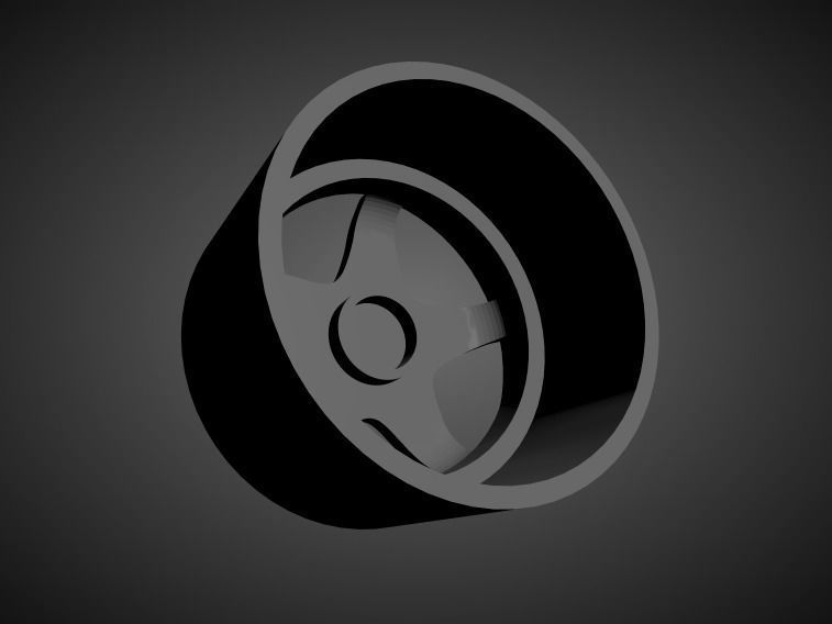 Fifteen52 Chicane scalable and Printable rim  3D print model_1