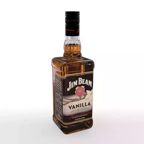 Jim Beam Vanilla 70cl Bottle 3D model