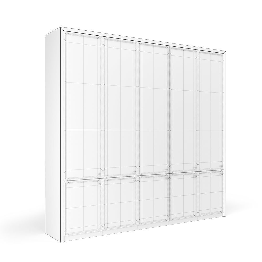 Wardrobe v1 3D model_4