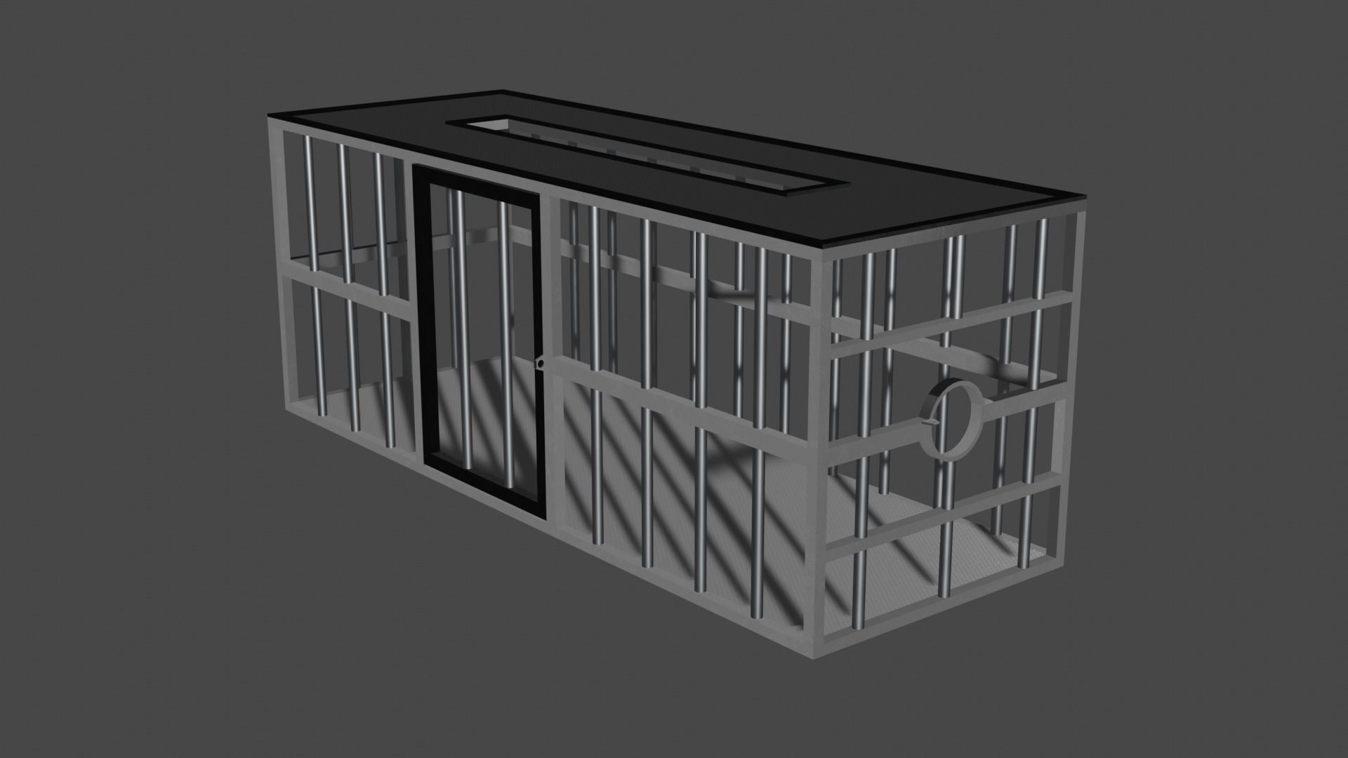 BDSM Cage Low-poly 3D model_3
