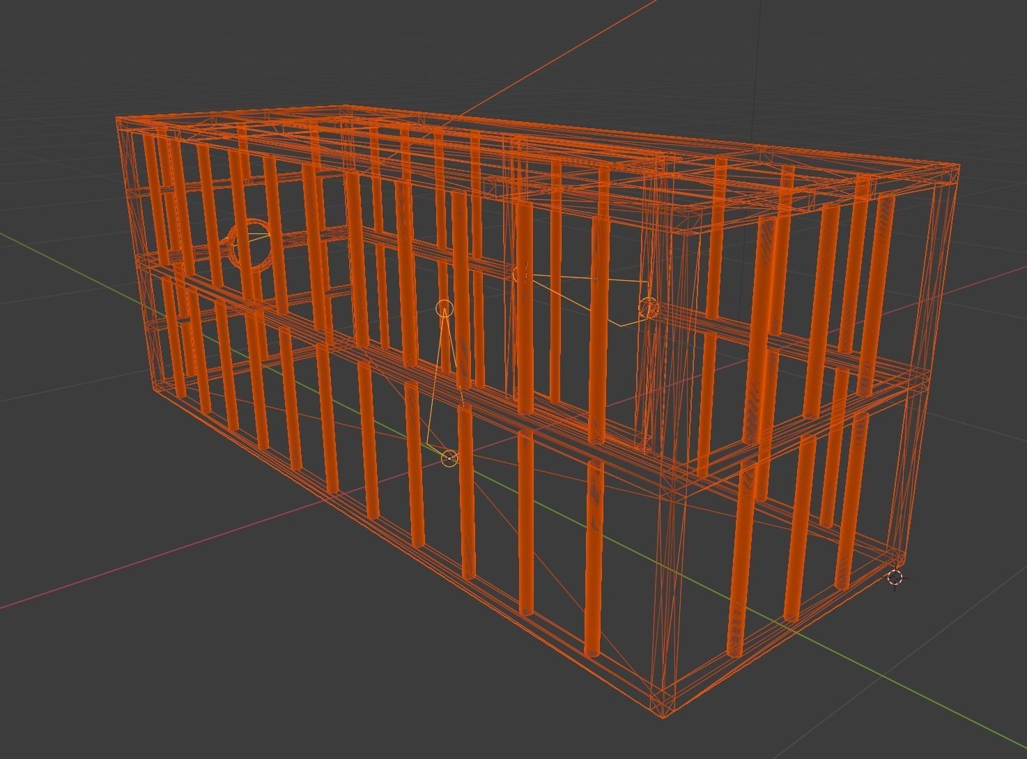 BDSM Cage Low-poly 3D model_6