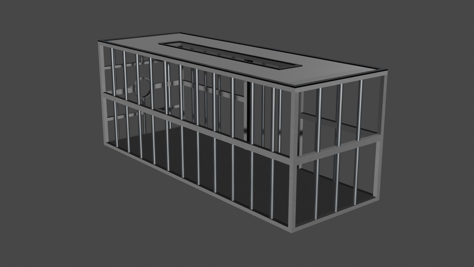 BDSM Cage Low-poly 3D model_4