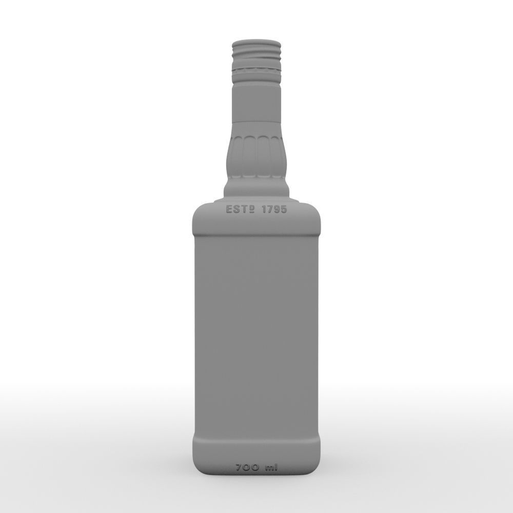 Jim Beam 70cl Bottle Set 3D model_27