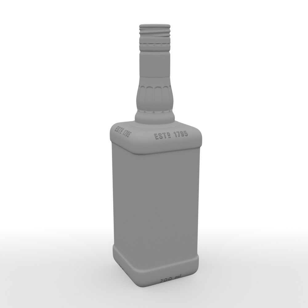 Jim Beam 70cl Bottle Set 3D model_28