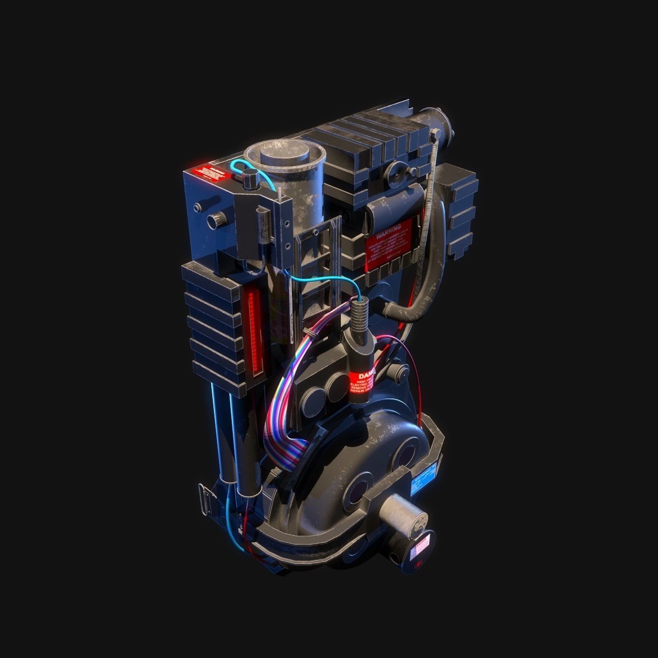 Proton Pack Ghostbusters 3D model_1