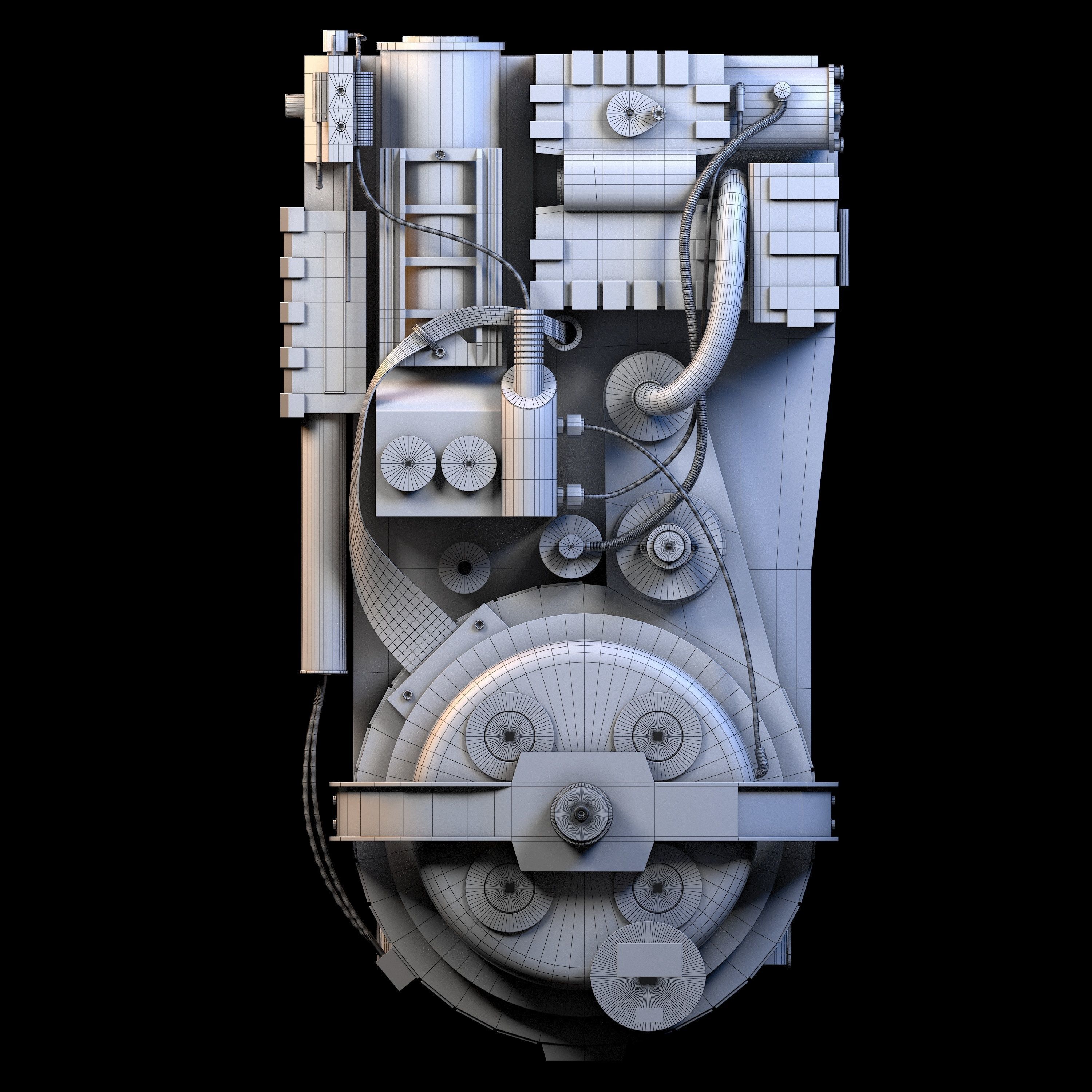 Proton Pack Ghostbusters 3D model_12