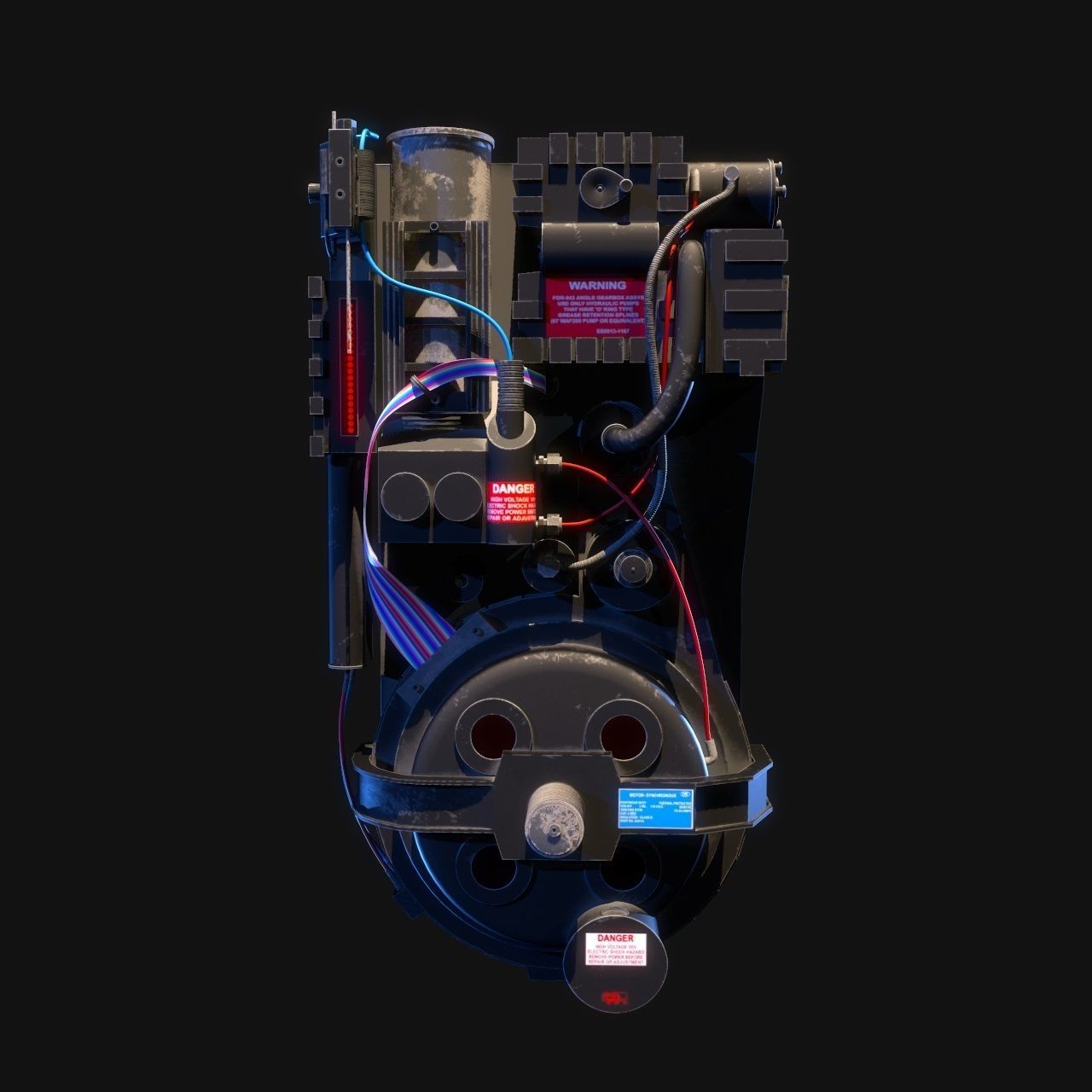 Proton Pack Ghostbusters 3D model_2