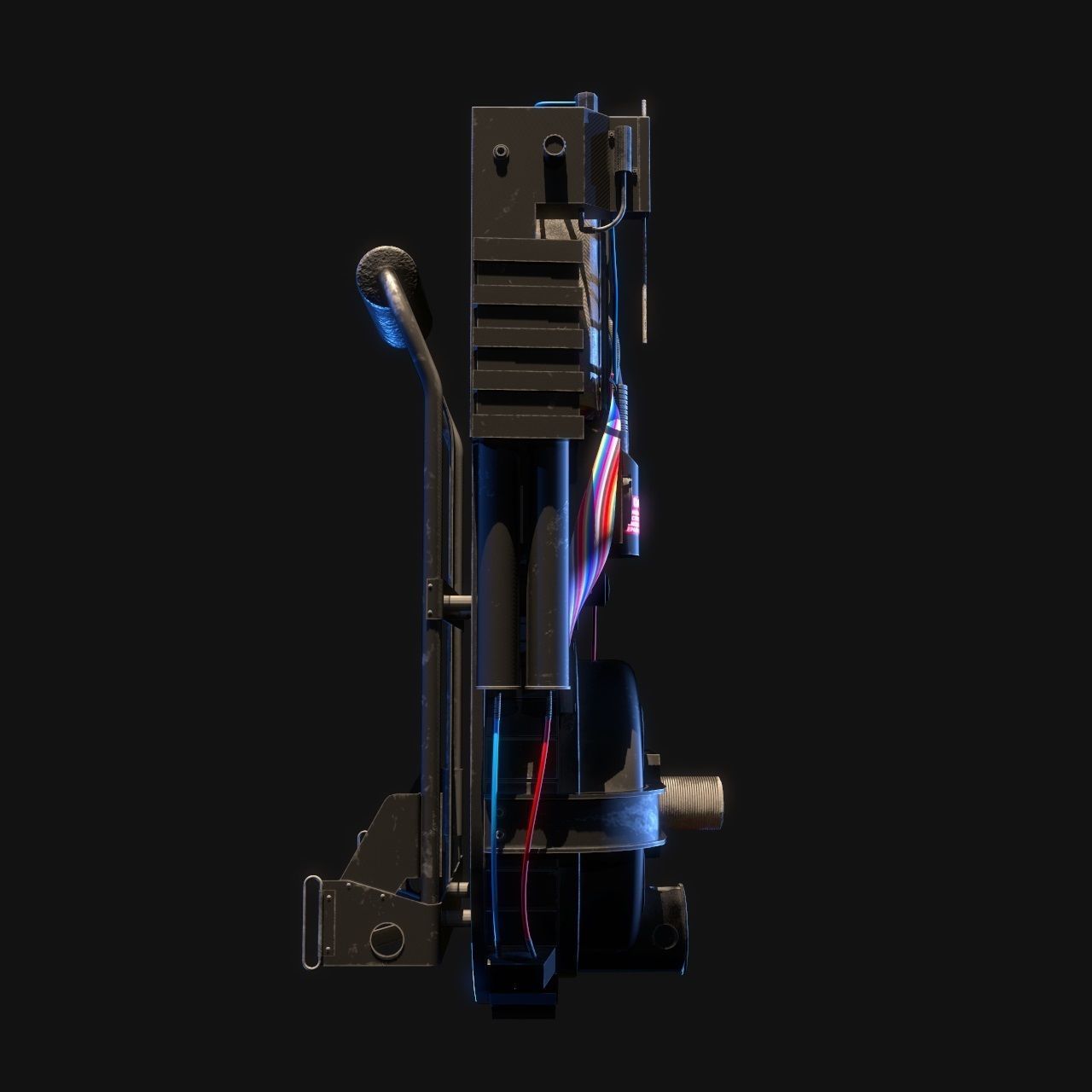 Proton Pack Ghostbusters 3D model_9