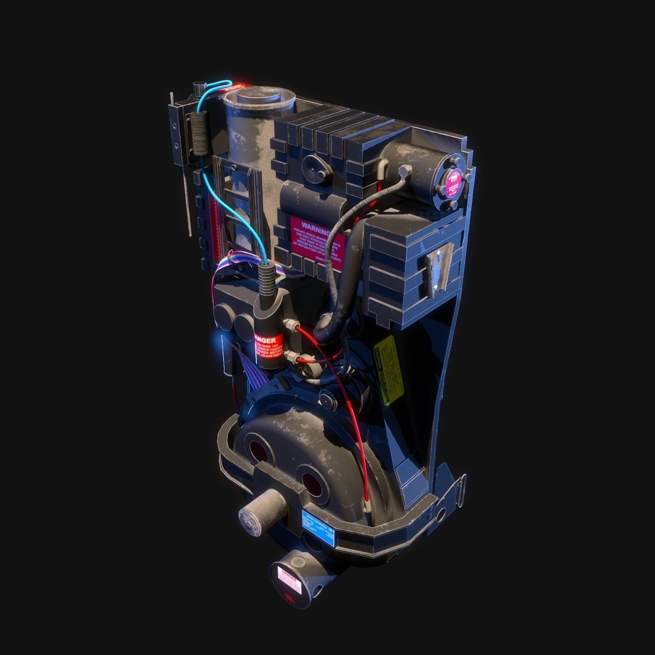 Proton Pack Ghostbusters 3D model_4