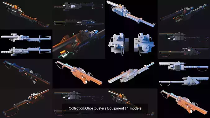 Collection Ghostbusters Equipment 