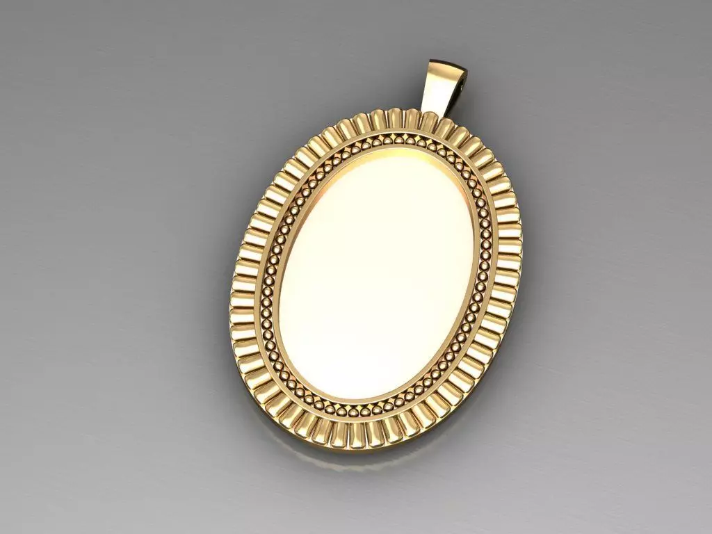 H04- Diamond Necklace 3D print model_0