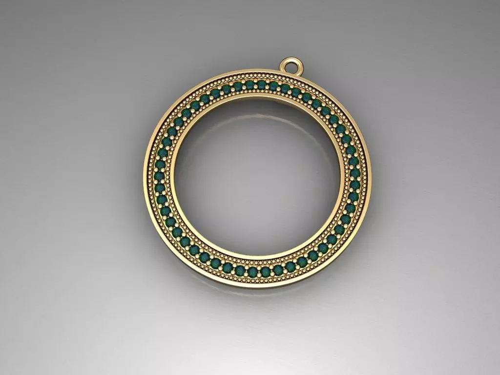 H06- Diamond Necklace 3D print model_0