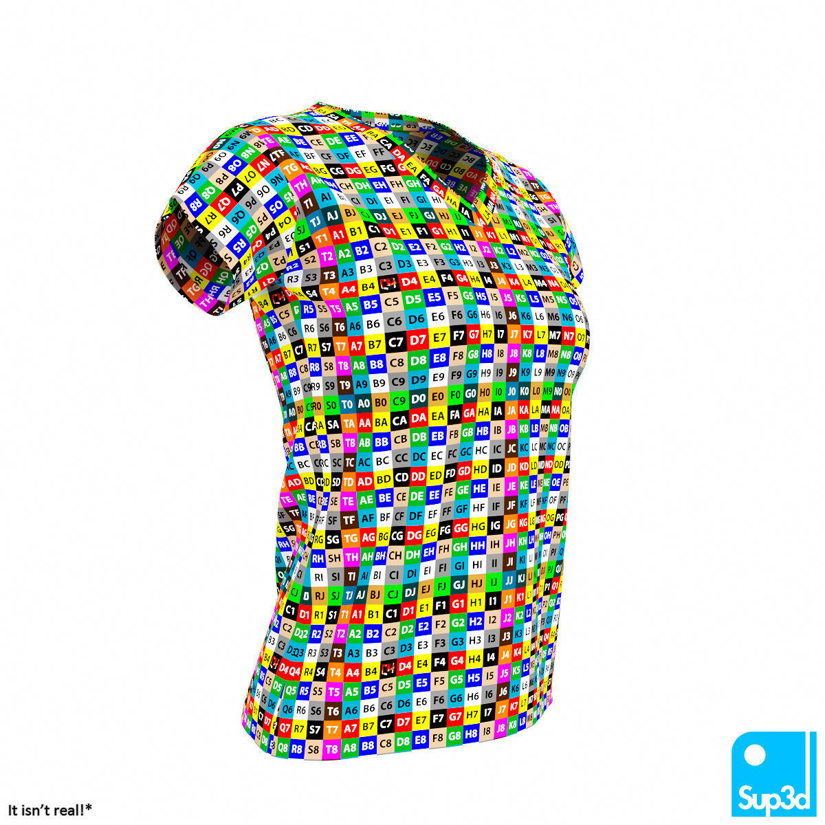 Women V-Neck T-Shirt 2 3D model_24