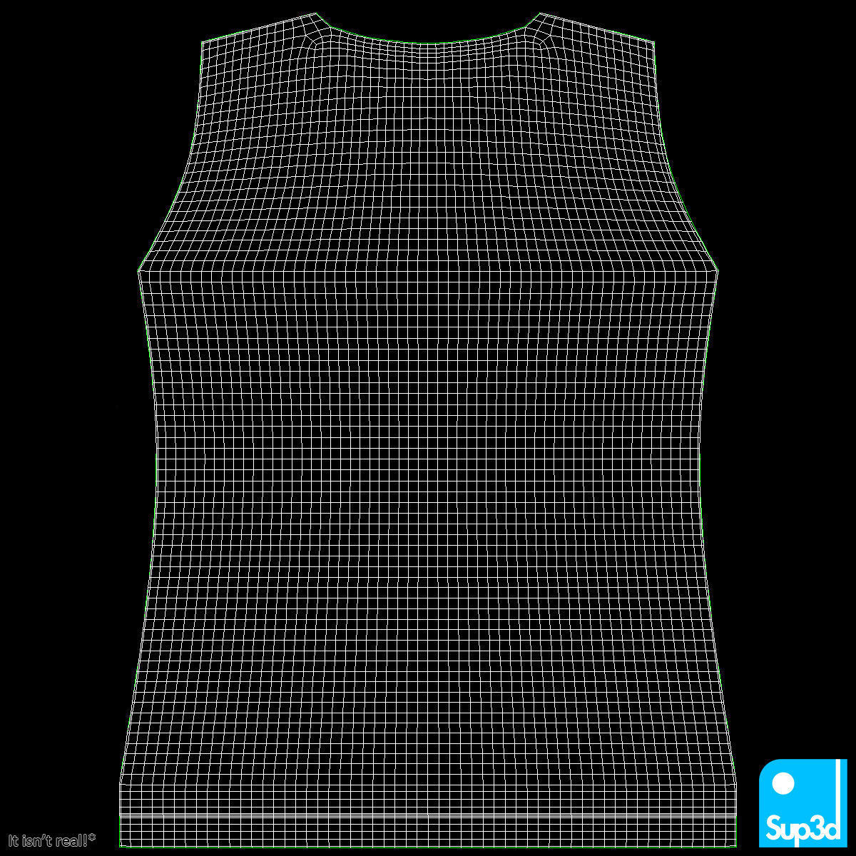 Women V-Neck T-Shirt 2 3D model_26