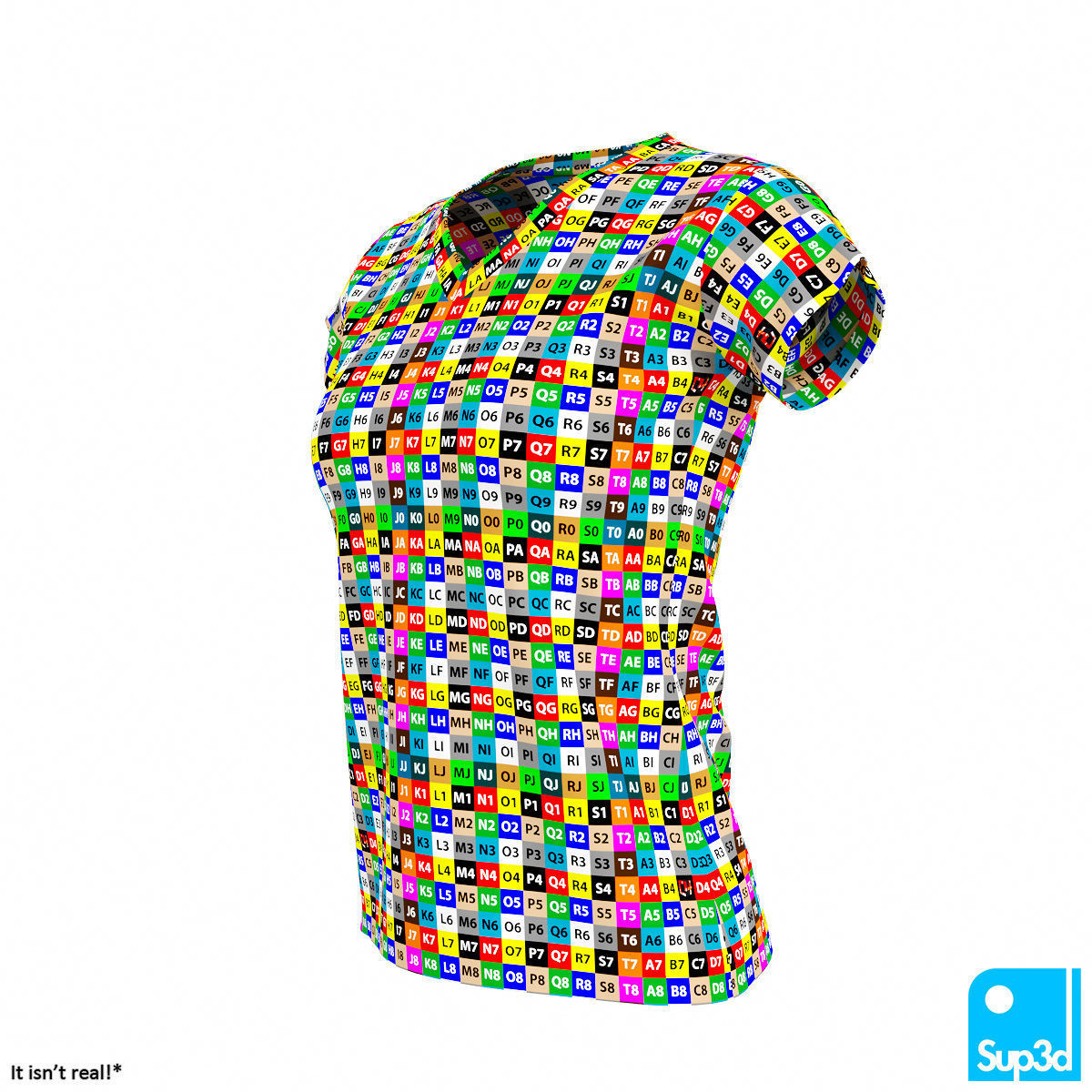 Women V-Neck T-Shirt 2 3D model_18