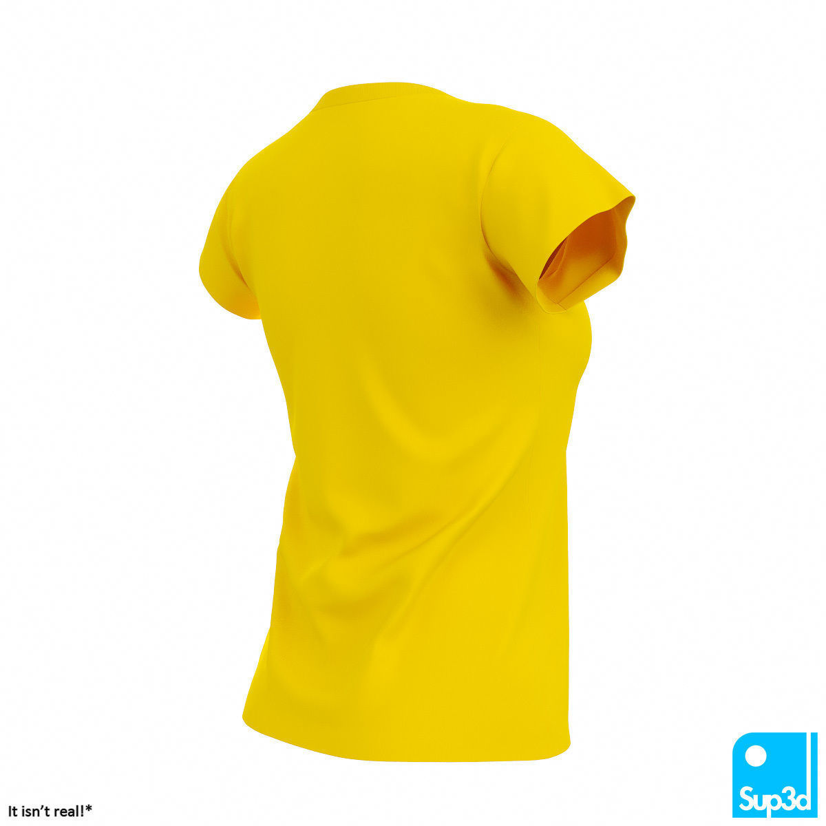 Women V-Neck T-Shirt 2 3D model_6