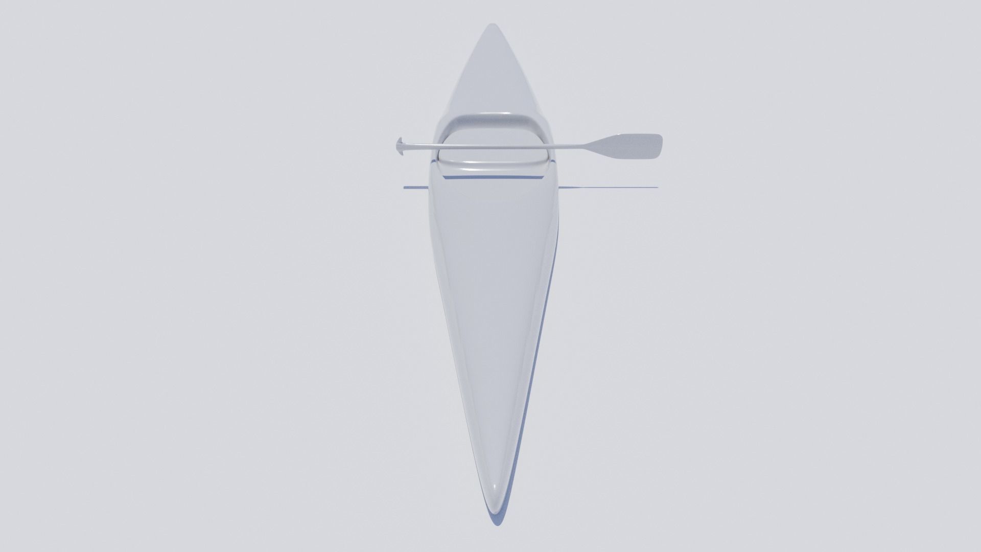 Kayak model canoe 3D model_2