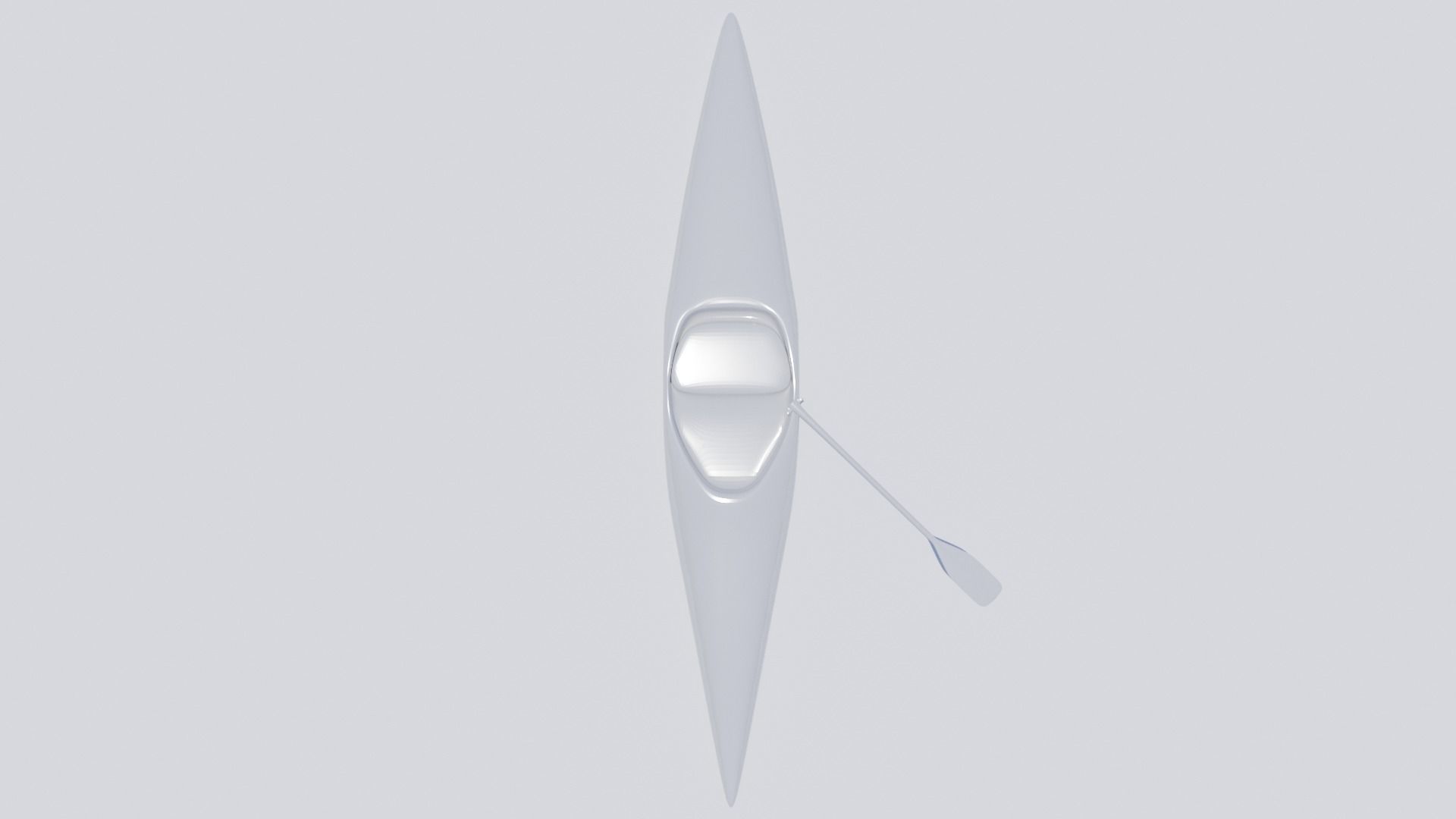 Kayak model canoe 3D model_3