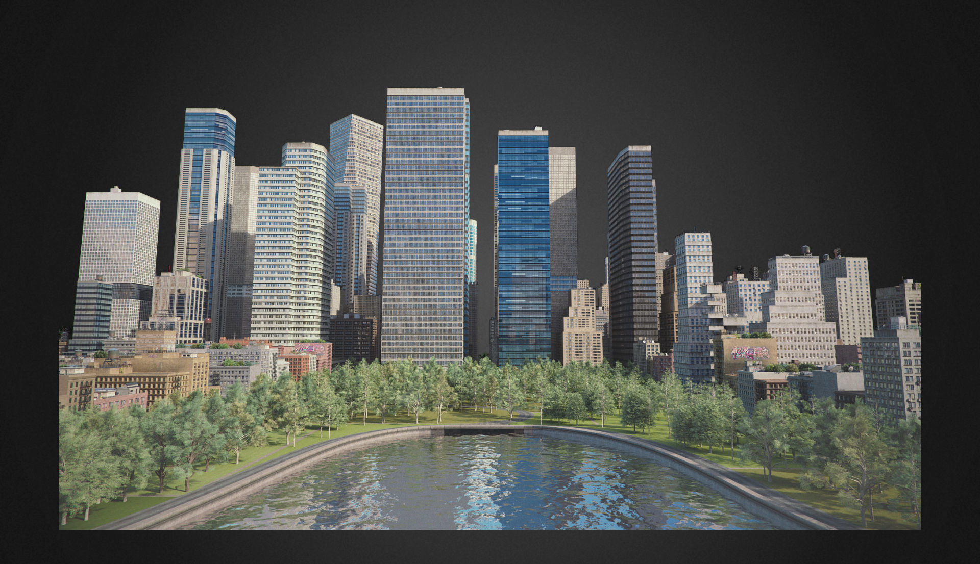 Realistic Lake City R7 3D model_28