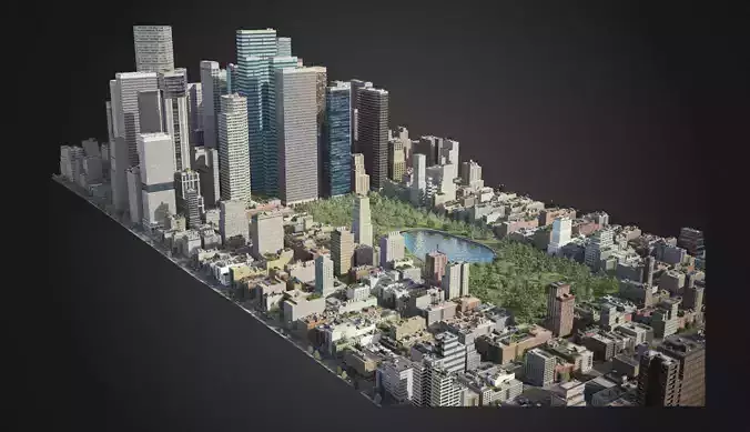 Realistic Lake City R7 3D model