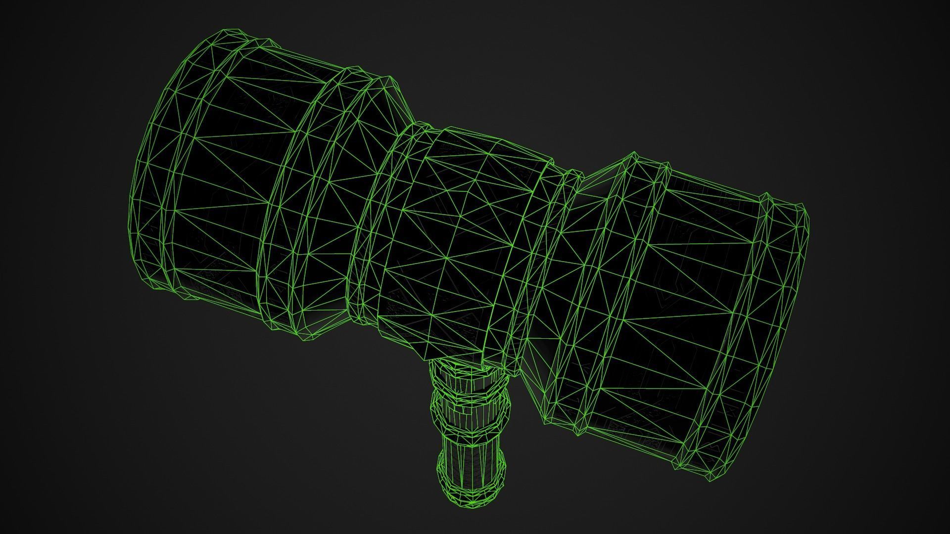 Fantasy Hammers 01 3D Model Collection_11