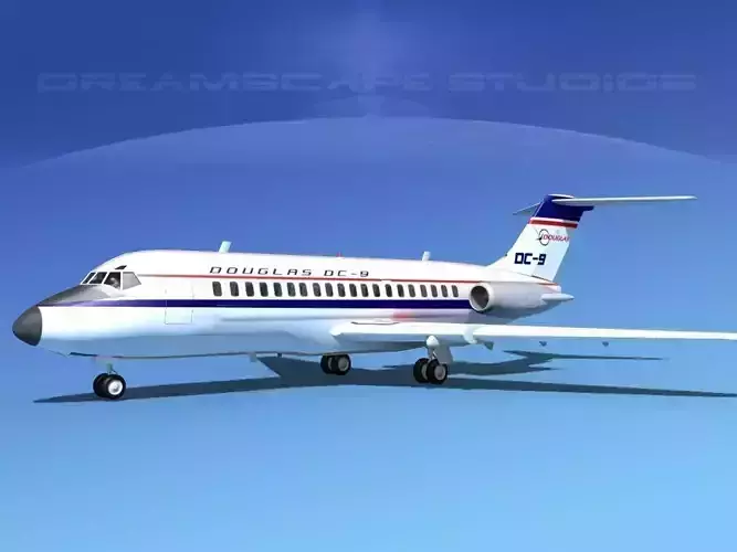 Douglas DC-9-20 Douglas Aircraft 3D model
