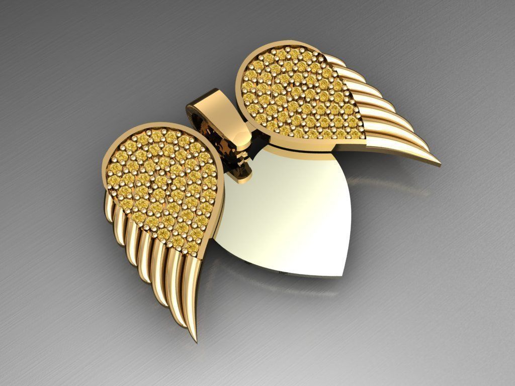 H26- Diamond Necklace 3D print model_3