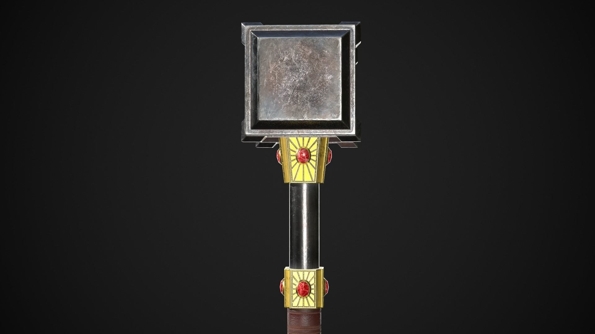 Fantasy Hammers 03 3D Model Collection_19