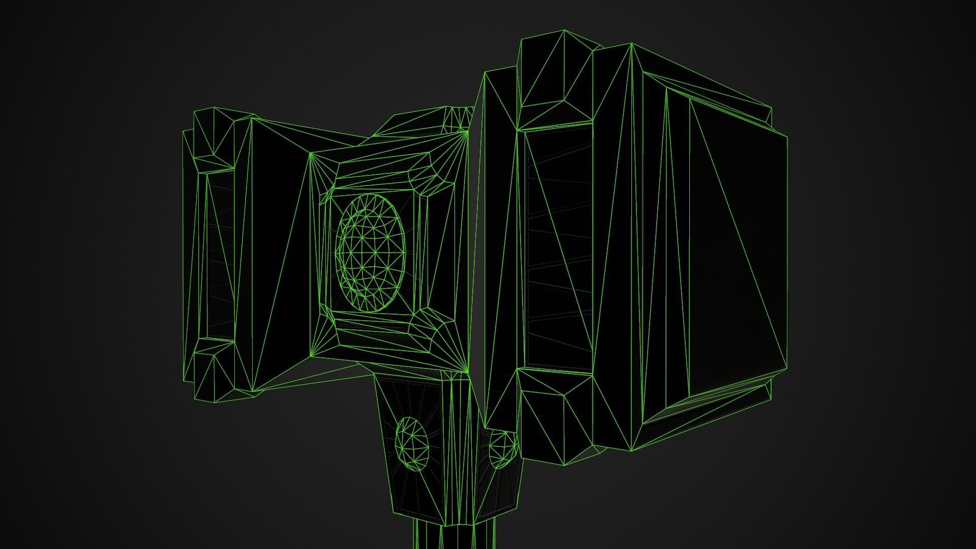 Fantasy Hammers 03 3D Model Collection_23