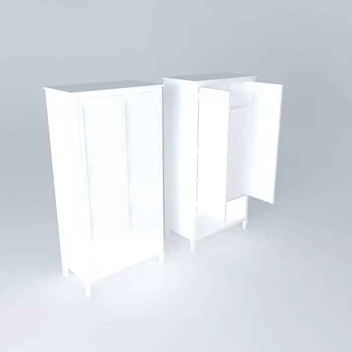Wardrobe two wardrobes Free 3D model