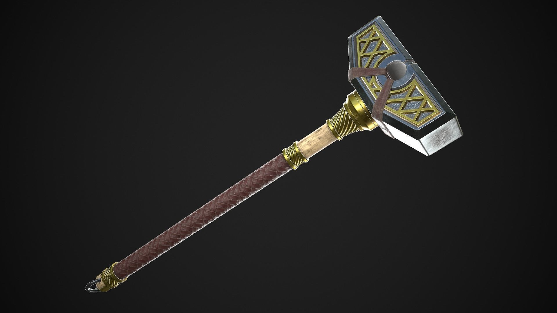 Fantasy Hammers 05 3D Model Collection_14