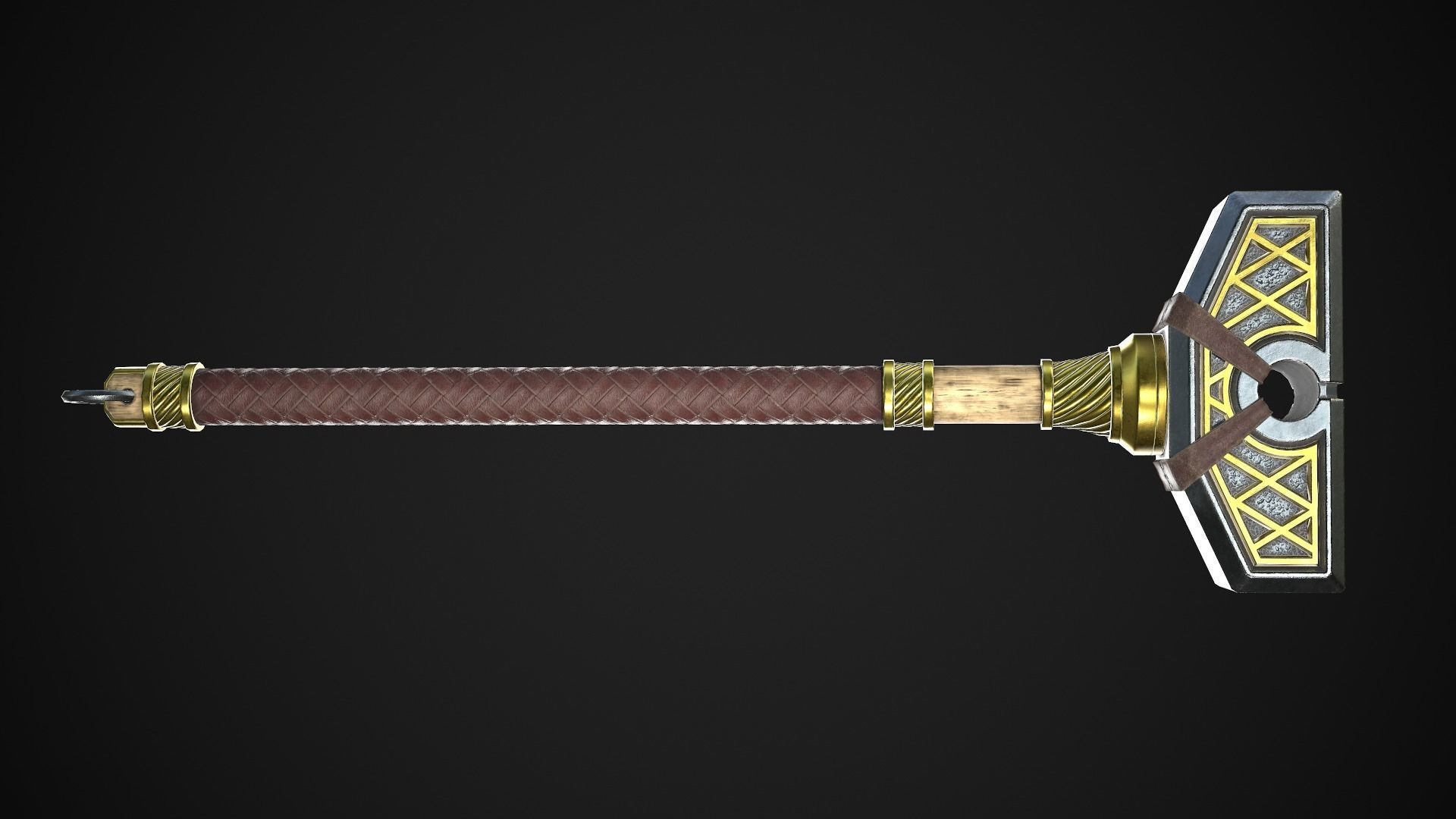 Fantasy Hammers 05 3D Model Collection_15