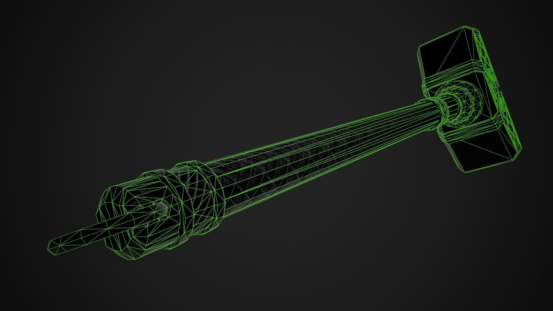 Fantasy Hammers 05 3D Model Collection_22