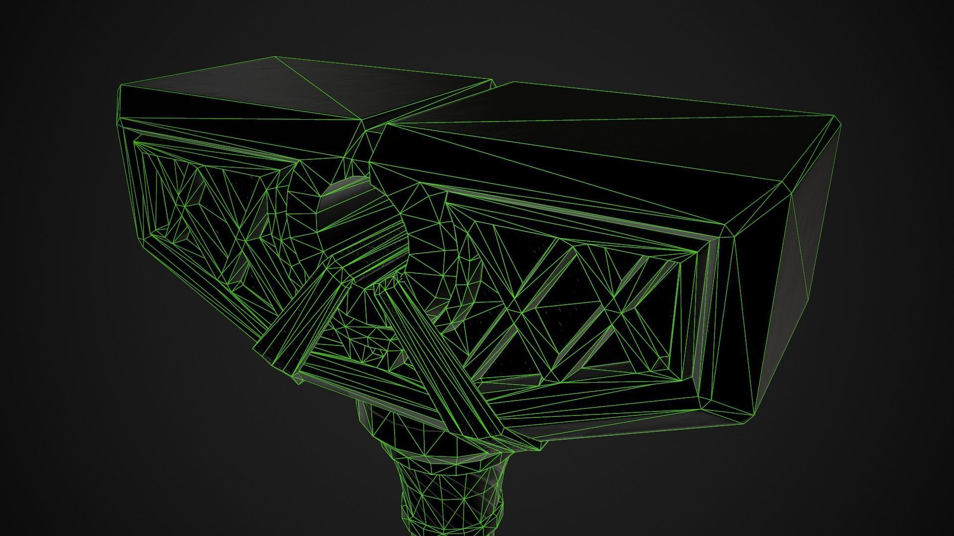 Fantasy Hammers 05 3D Model Collection_23