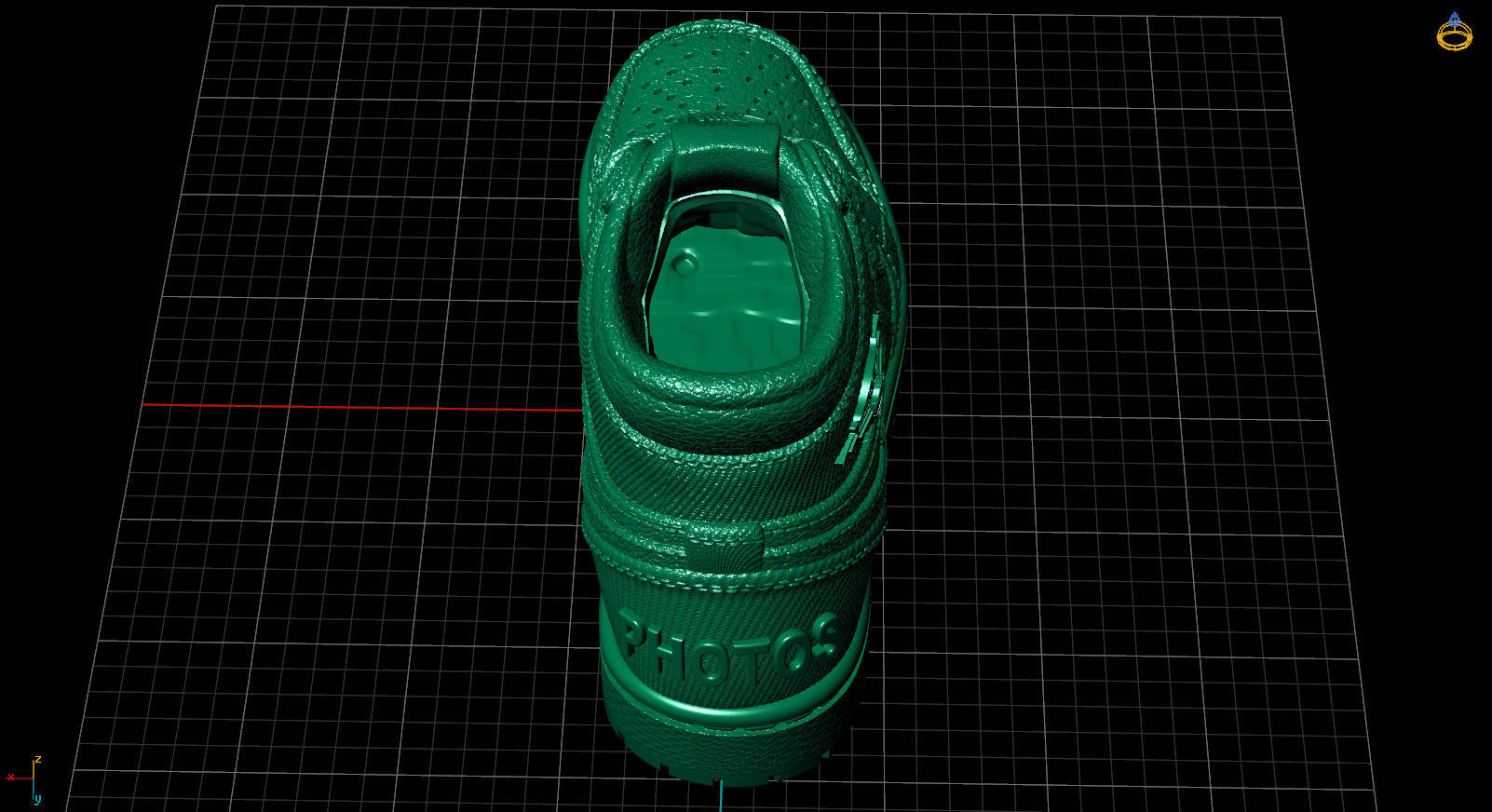 Jordan 1 Retro High Satin Black Toe 3D print model_25