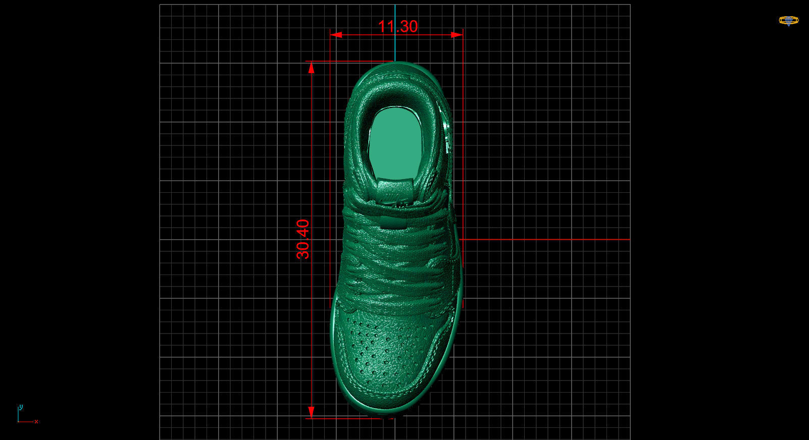 Jordan 1 Retro High Satin Black Toe 3D print model_21